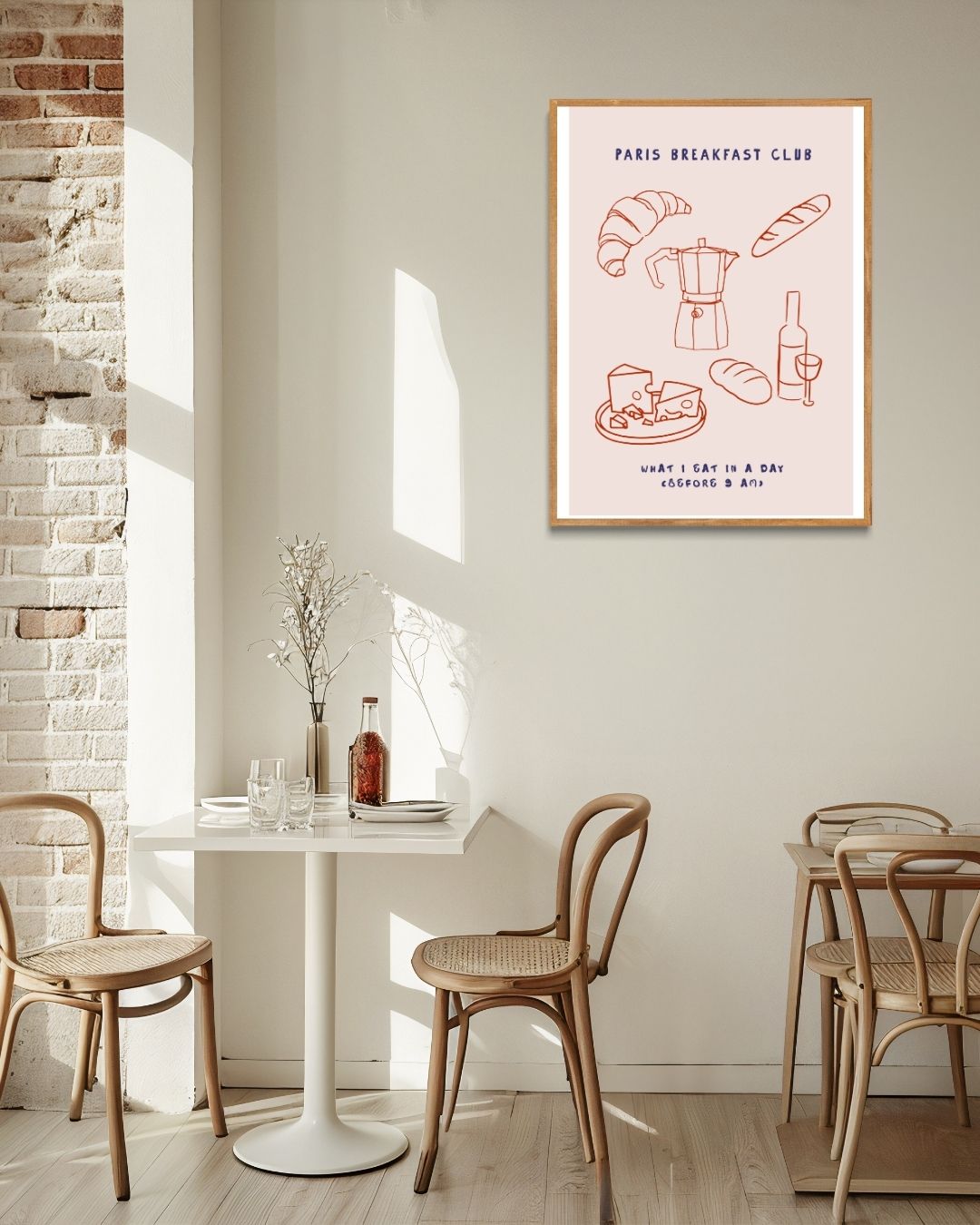 Paris Breakfast Club Poster