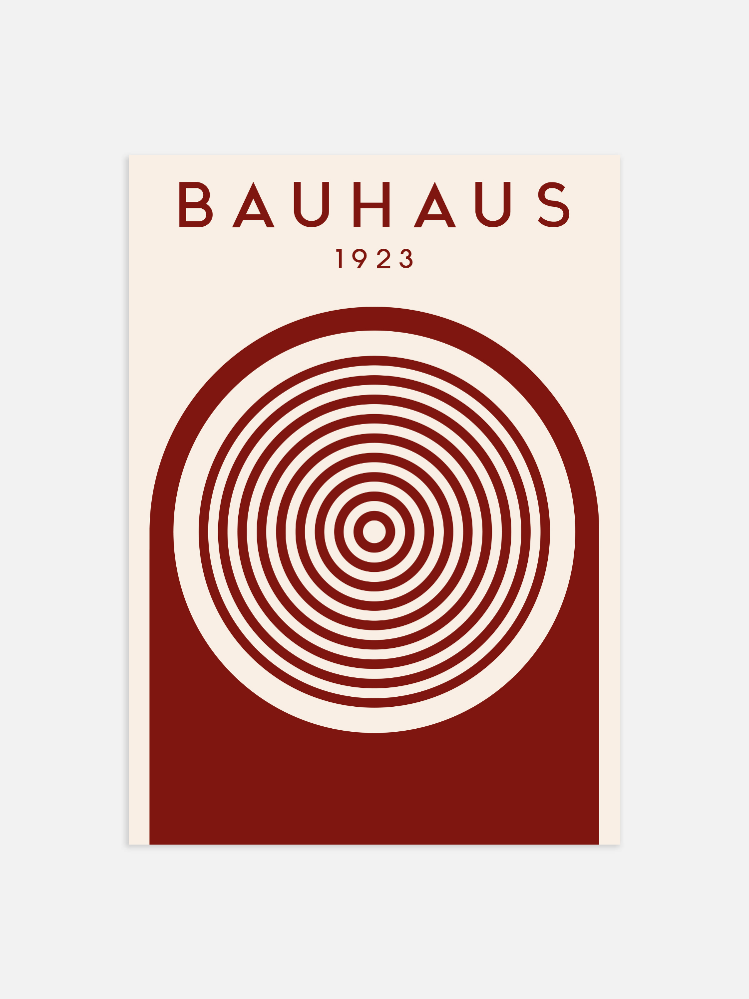 Bauhaus 1923 Poster