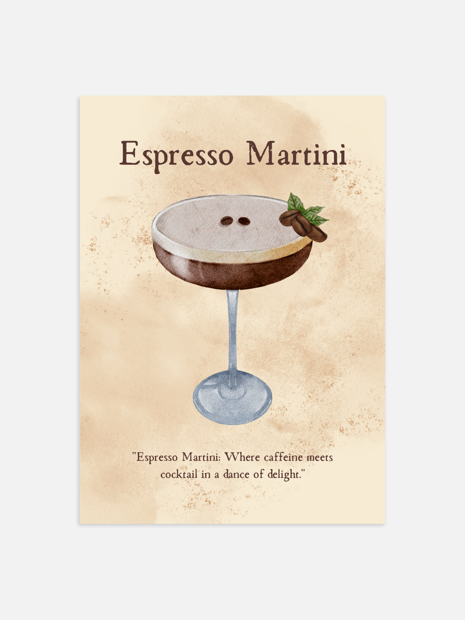 Expresso martini Poster