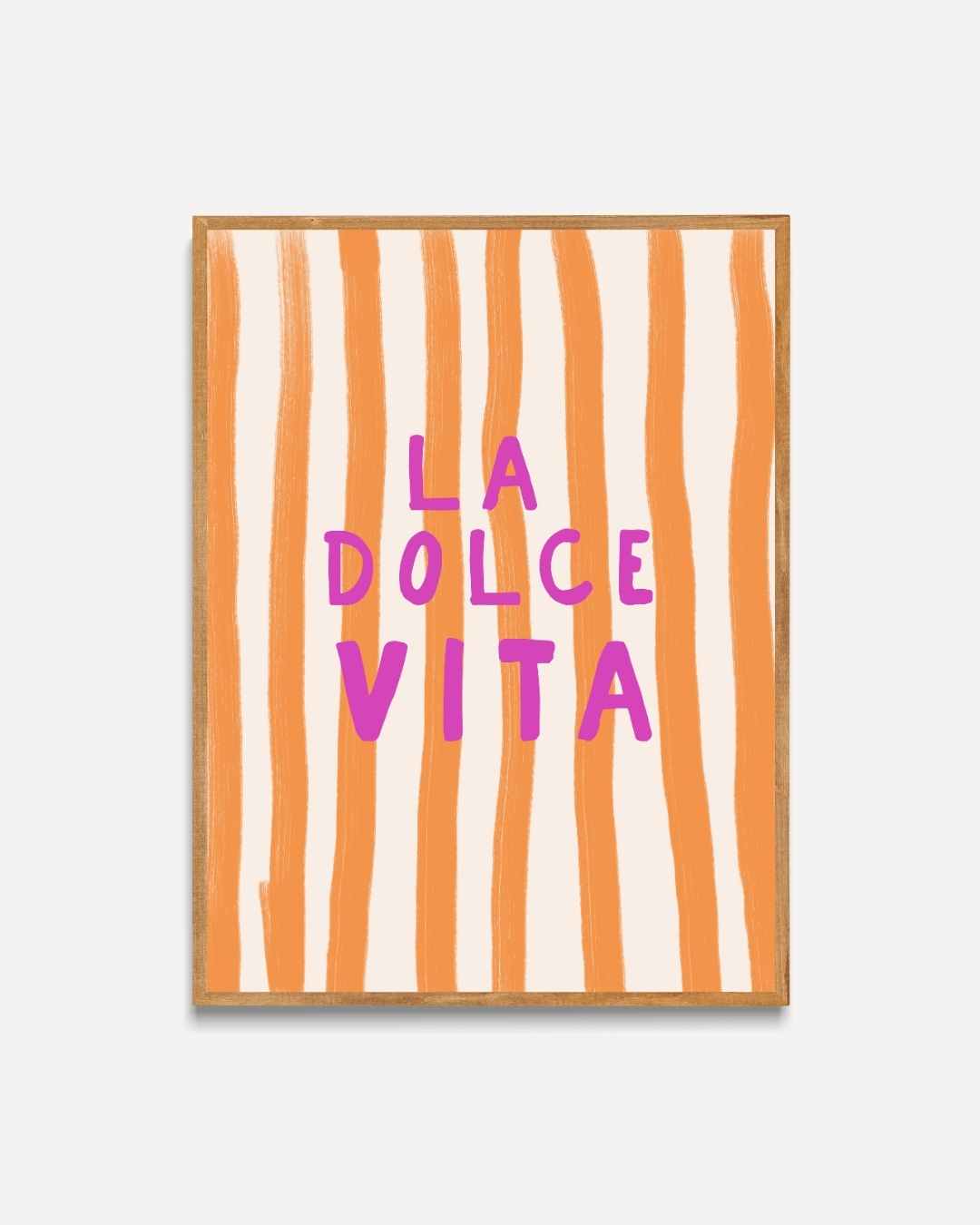 La Dolce Vita Stripes Poster