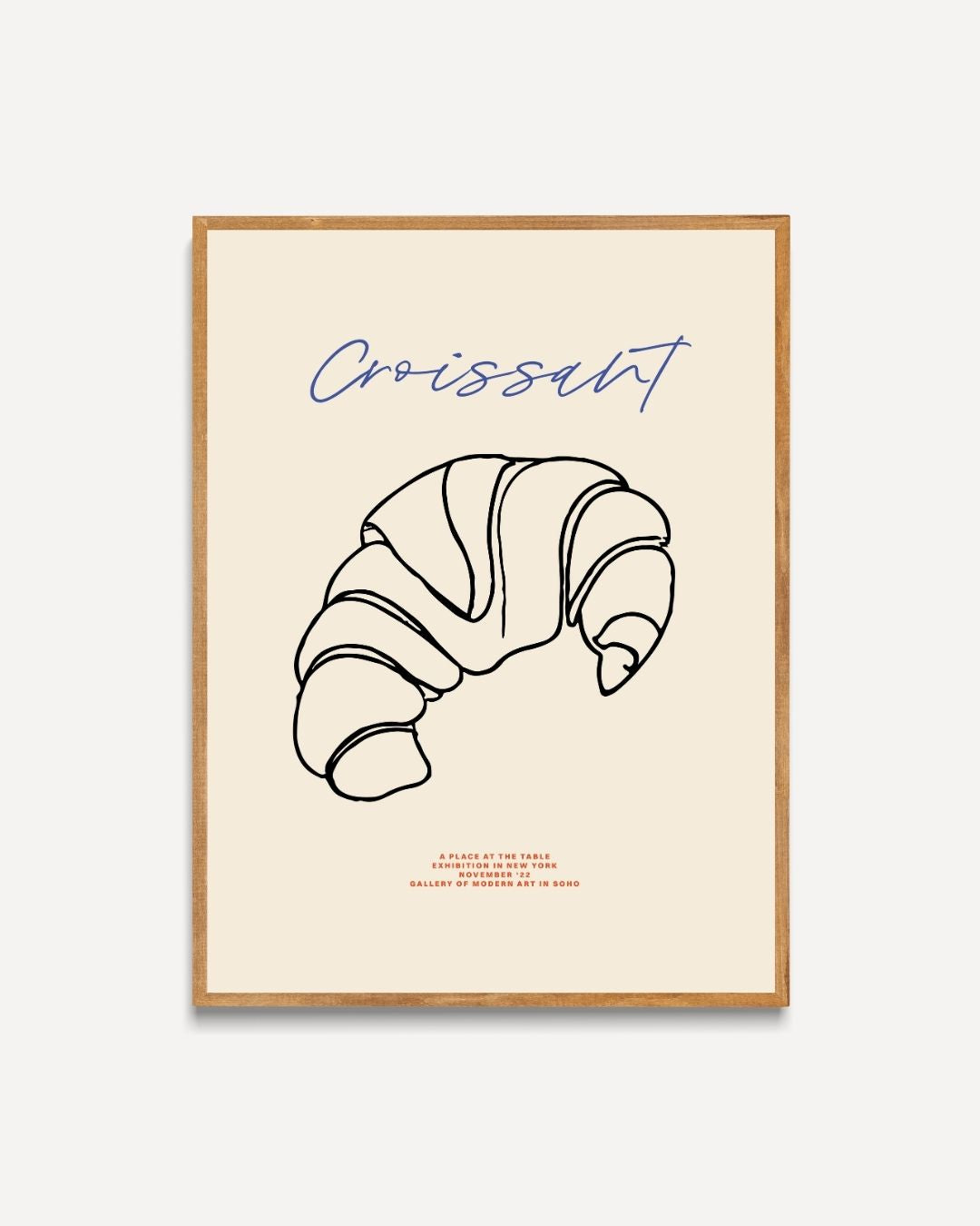 Croissant Poster