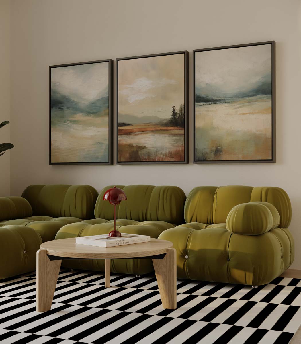 Serene landschappen Kunstwerk-canvas-dibond-plexiglas-wanddecoratie-WallArtistic