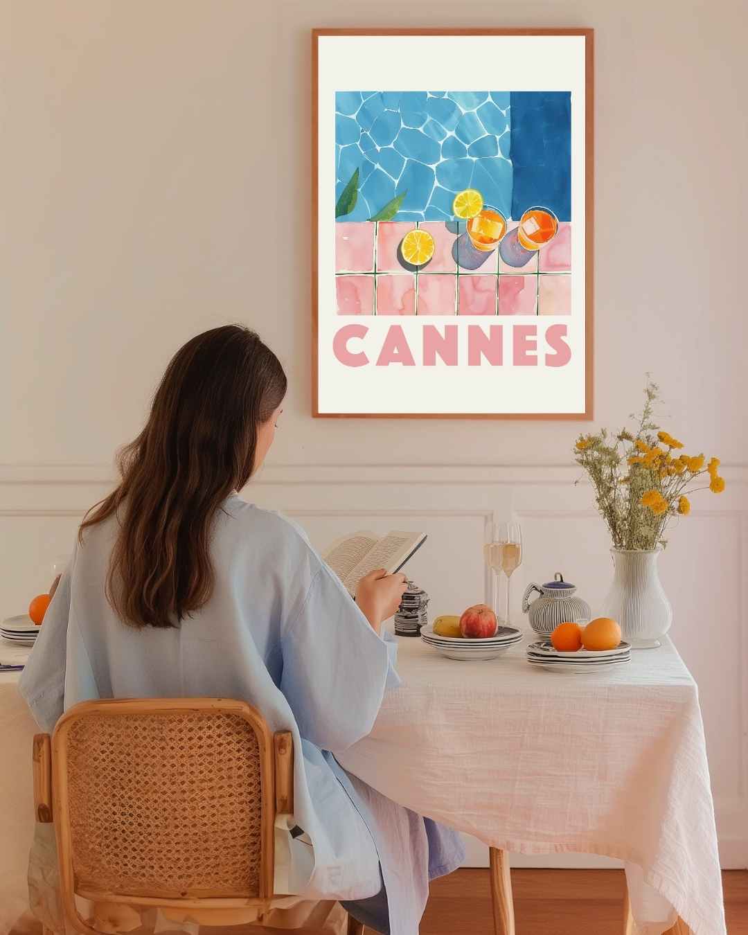 Cannes Poolside Poster