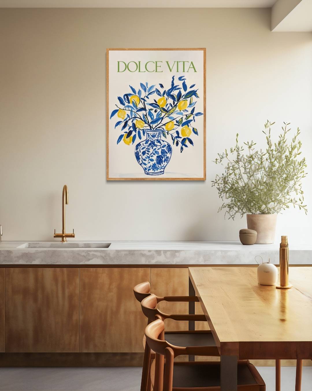 Dolce Vita citroenvaas Poster