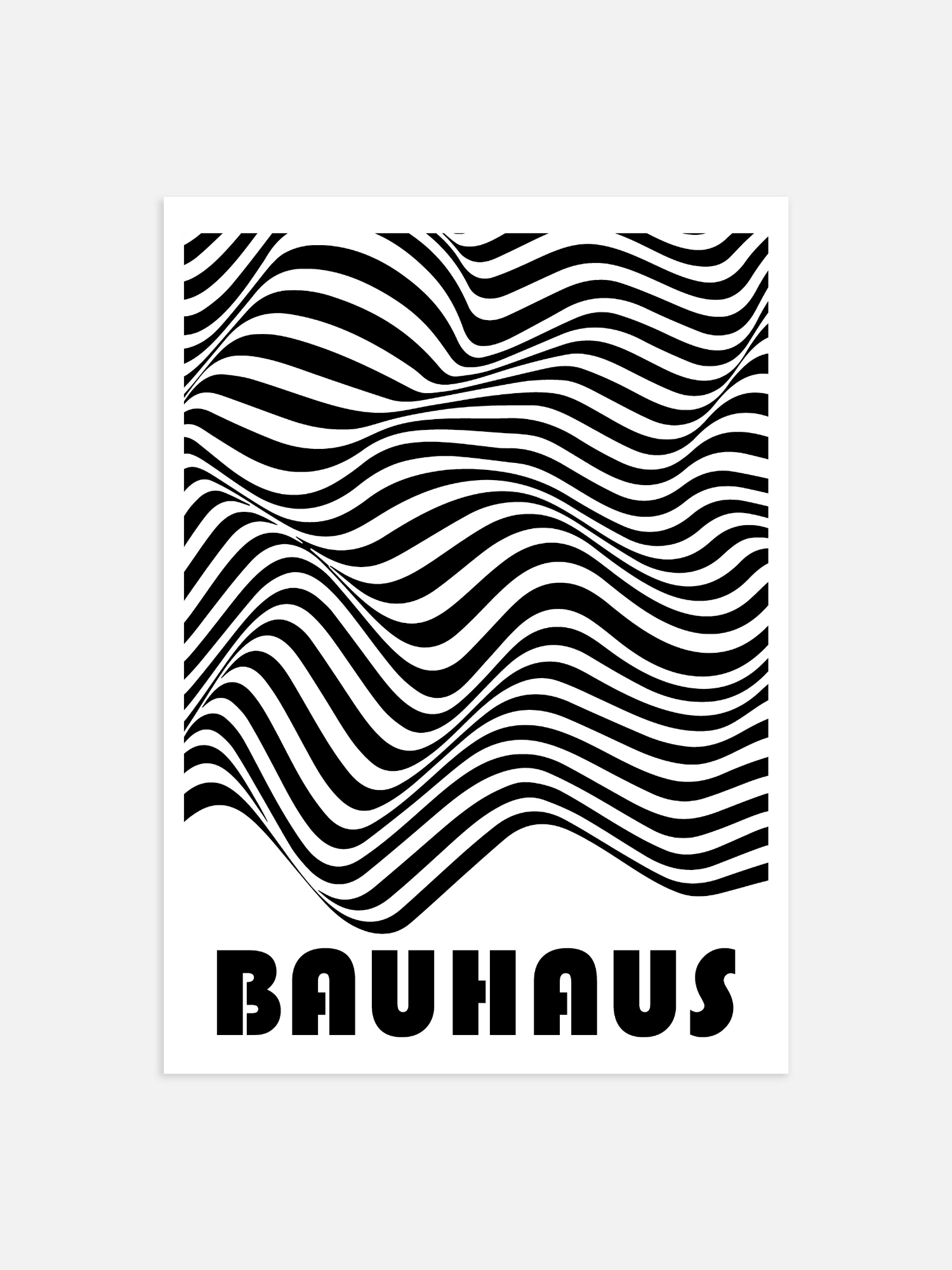 Bauhaus-Zebra-Poster