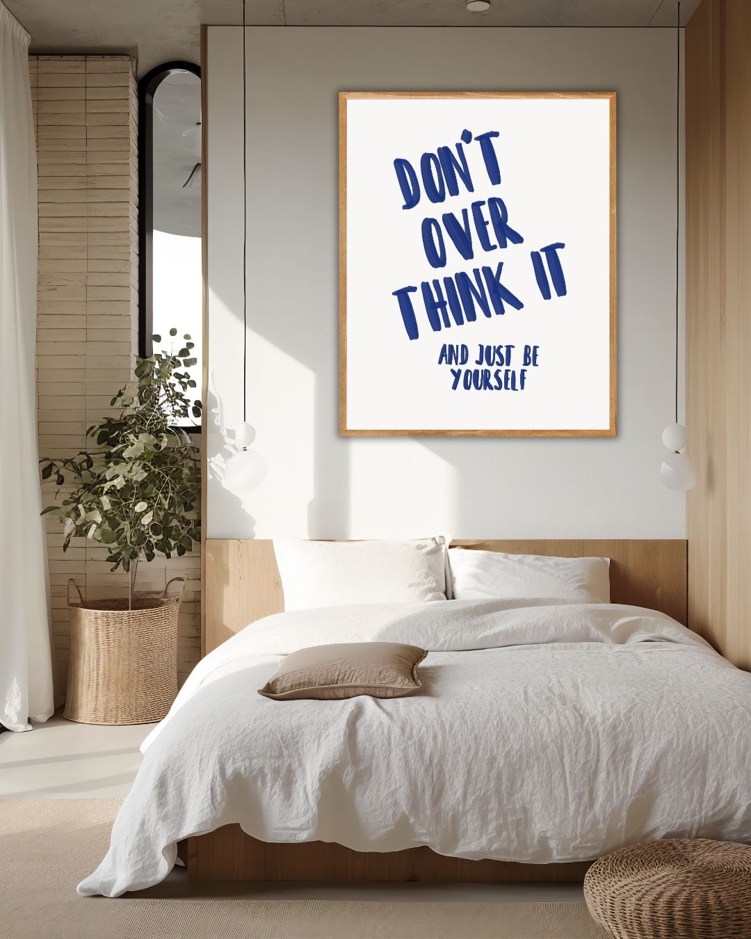 Don't over think it Poster