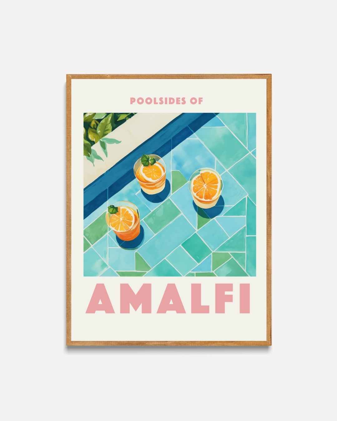 Poster „Poolsides of Amalfi“.