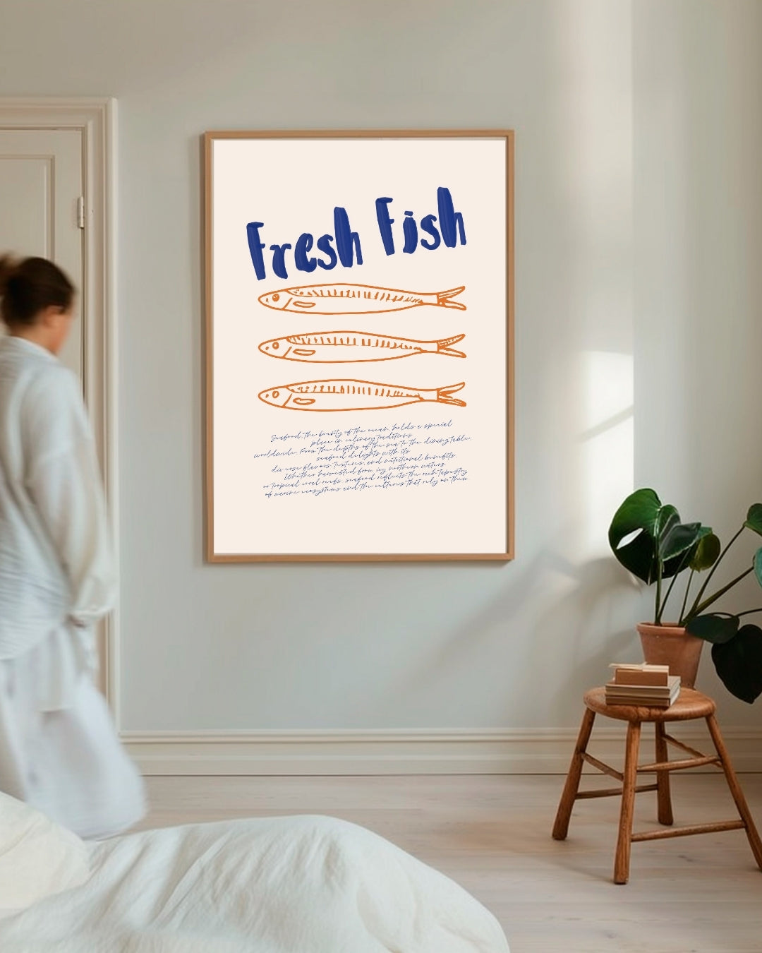 Frisches Fischplakat