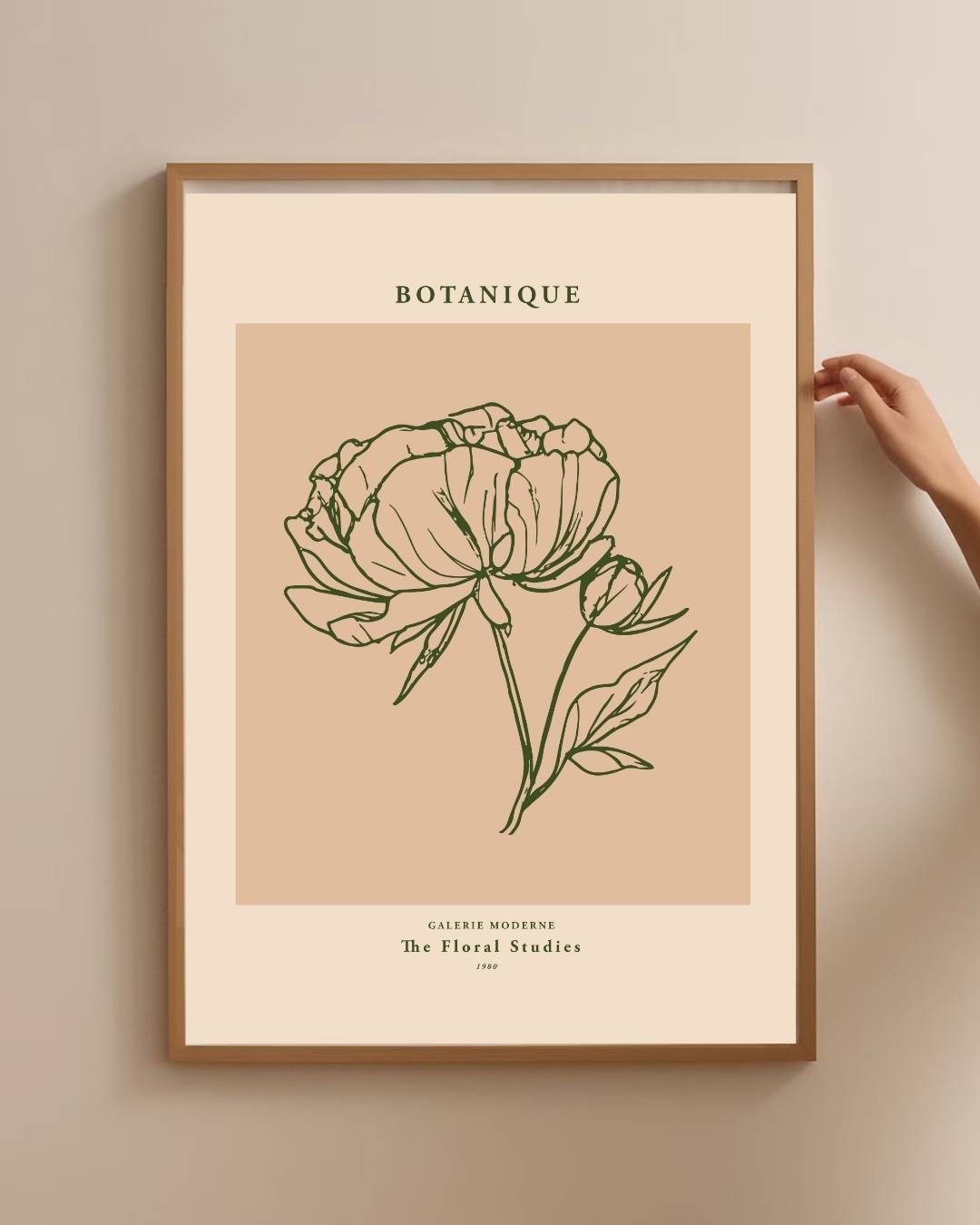 Flora botanische schets Poster