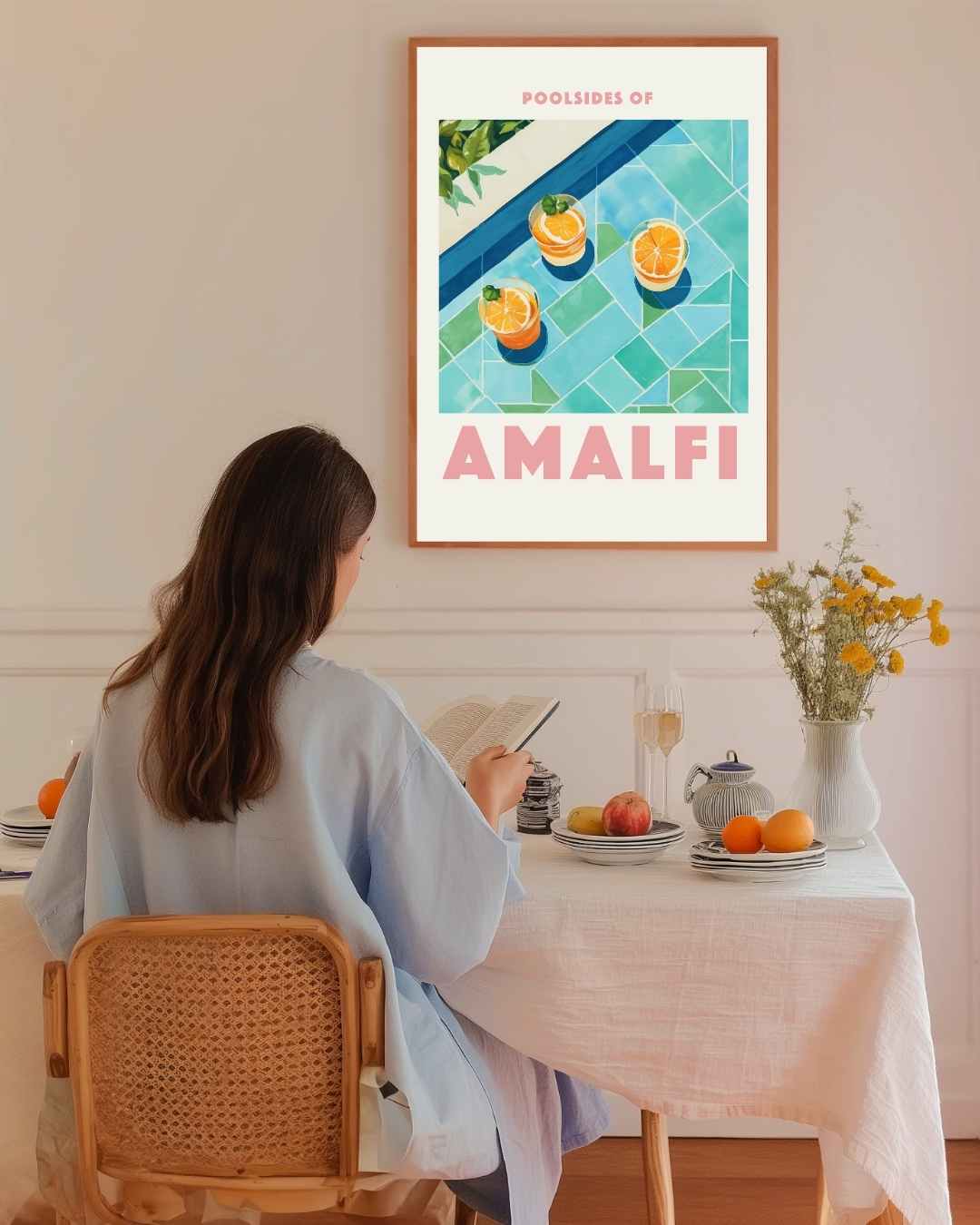 Poster „Poolsides of Amalfi“.