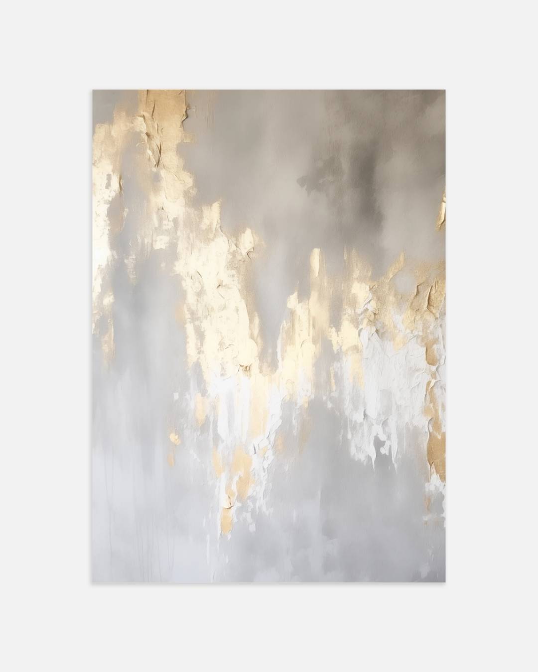 Luxe abstractie met goud Poster