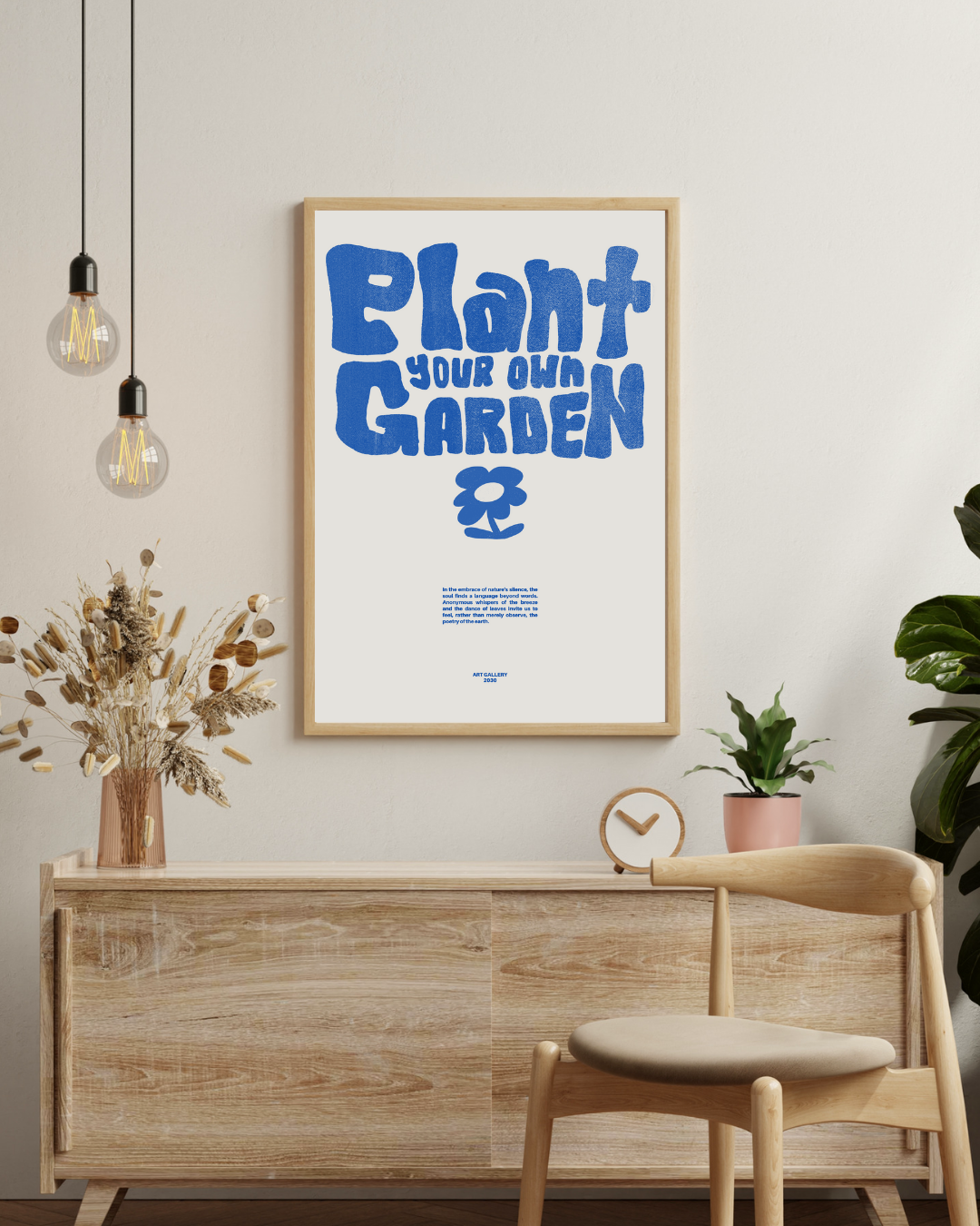 Pflanzen Sie Ihren eigenen Garten Poster