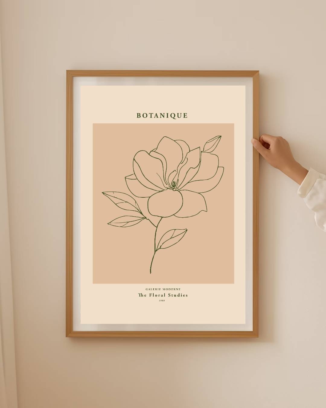 Moderne bloemdecoratie Poster