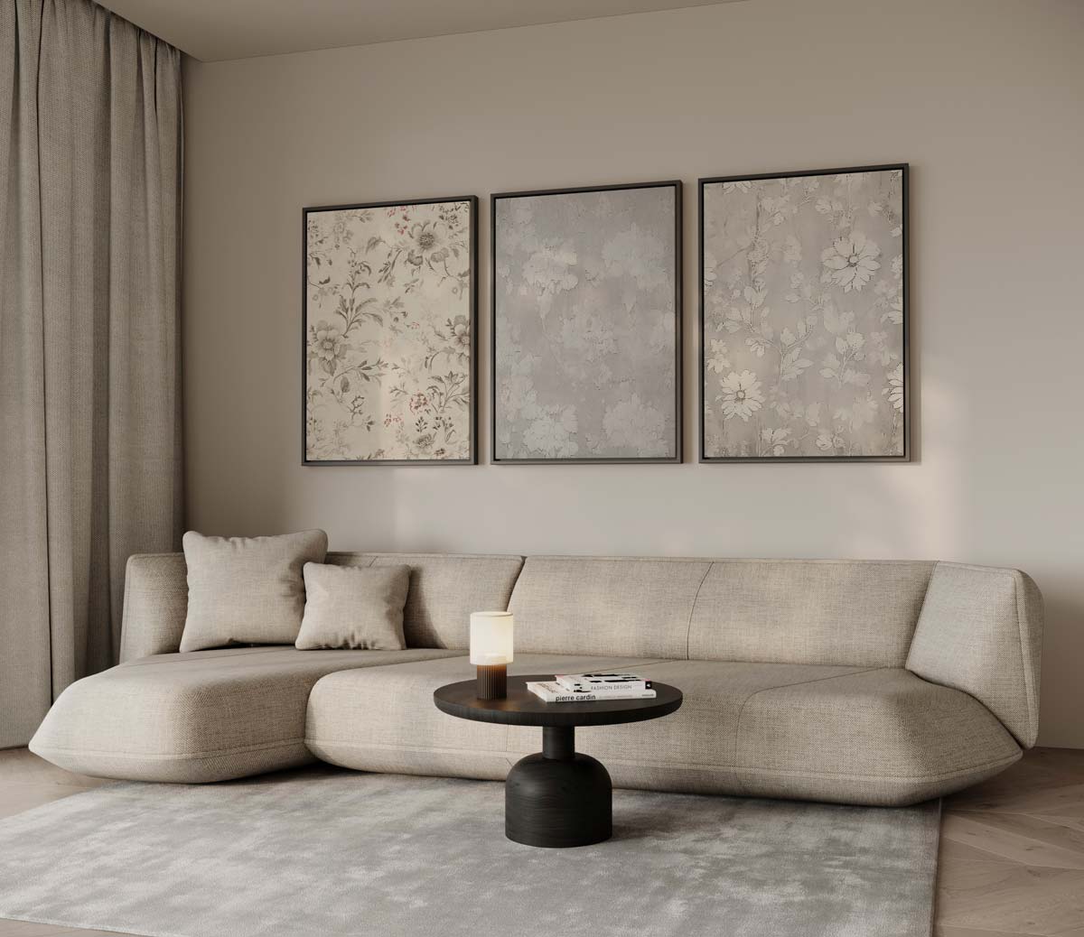 Verweerde bloemenprints Kunstwerk-canvas-dibond-plexiglas-wanddecoratie-WallArtistic