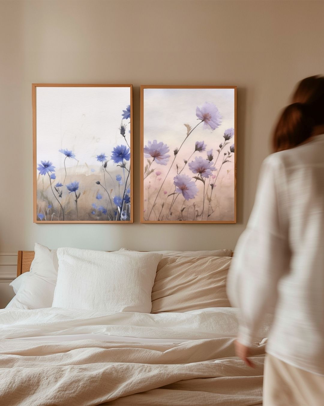 Airy Floral Glow Poster Set 