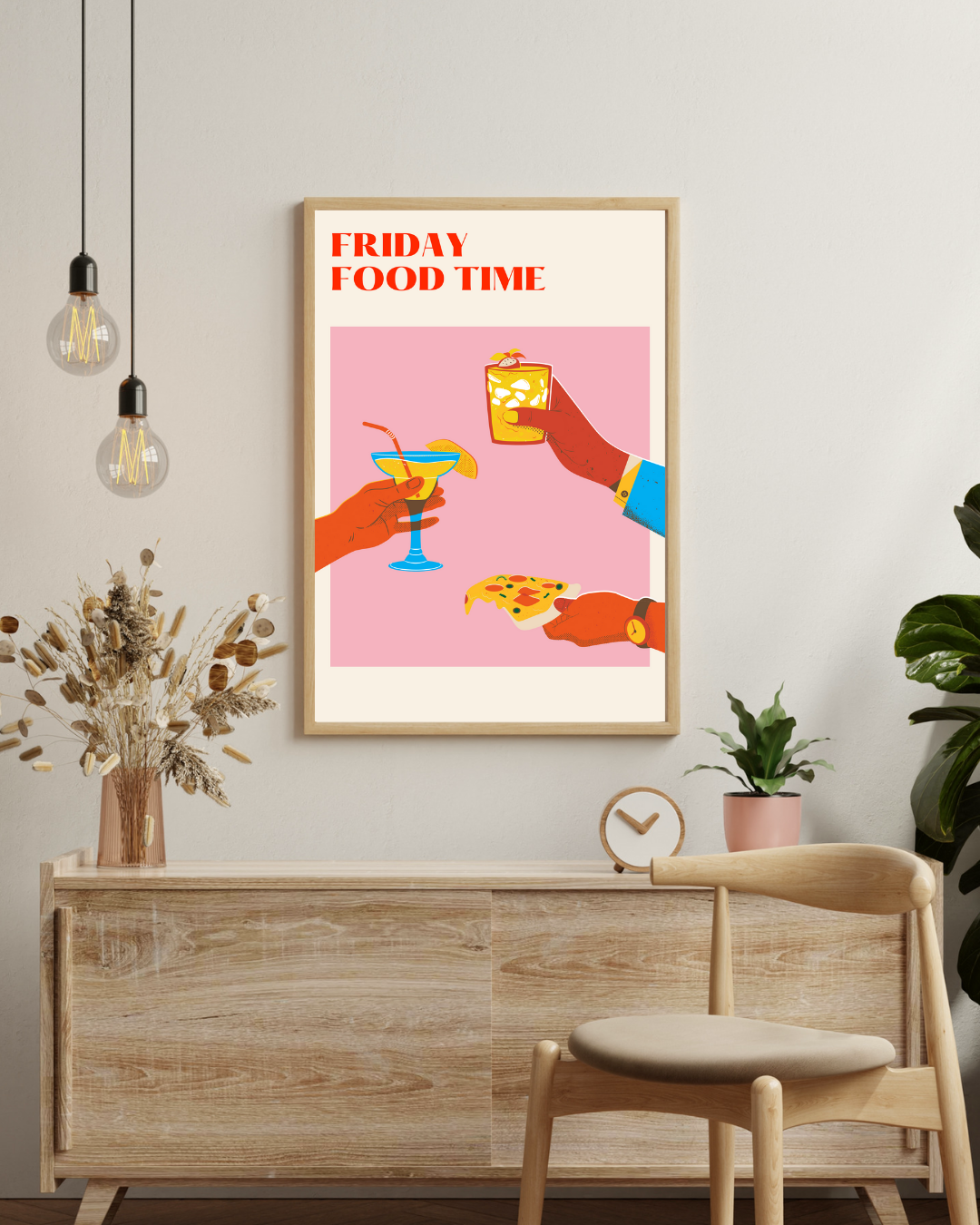 Friday food time Poster