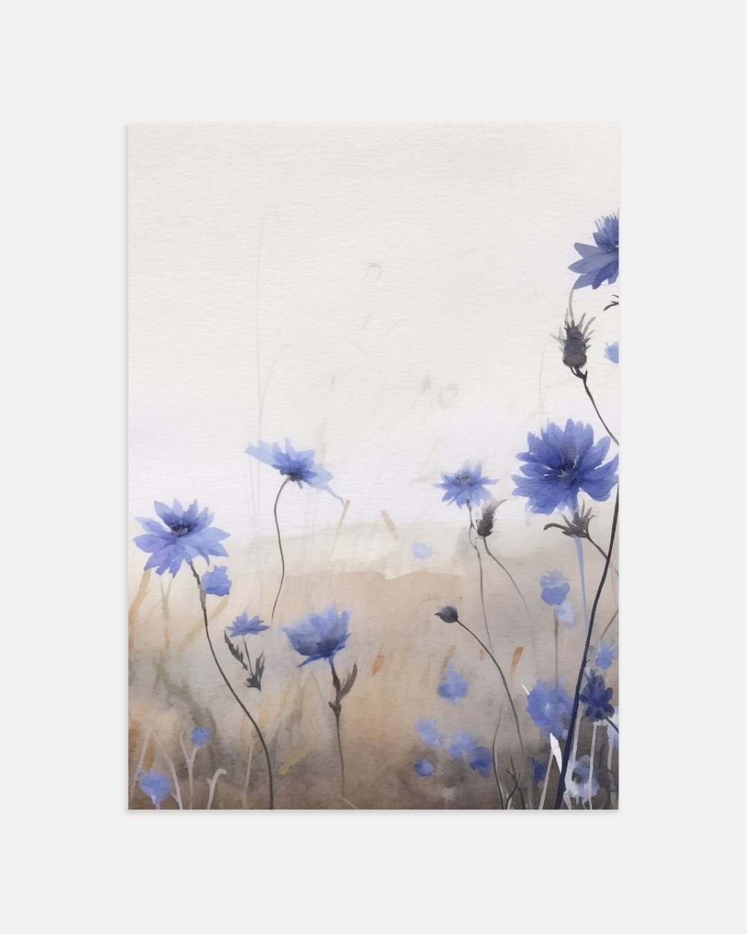 Airy Floral Glow Poster Set 