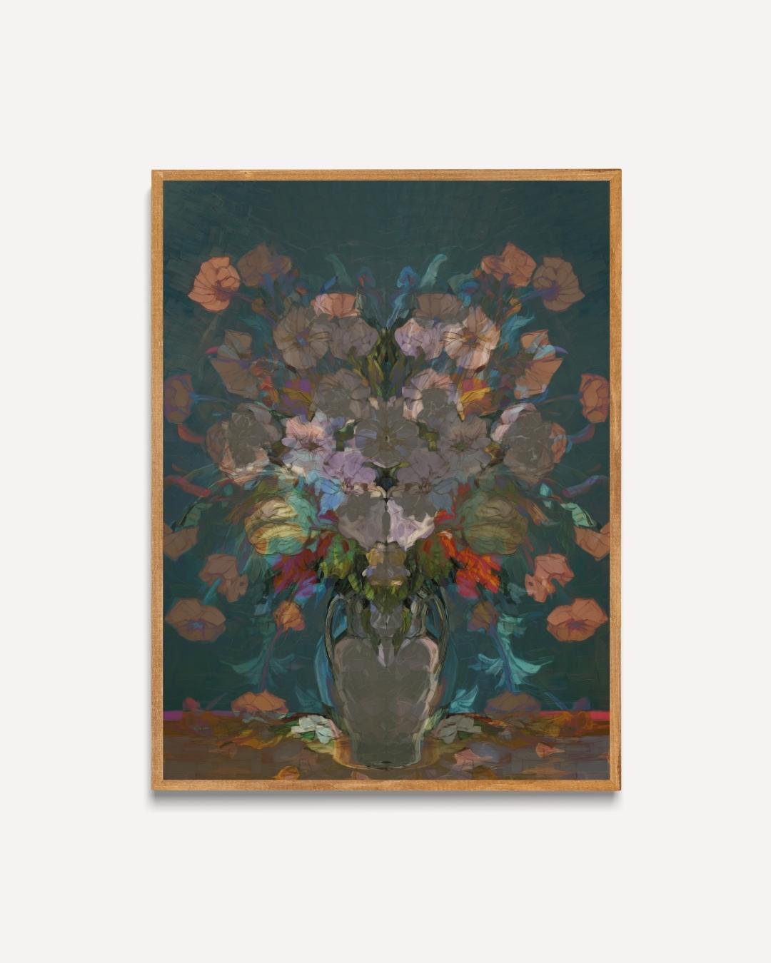 Mystical Flower Vase Poster