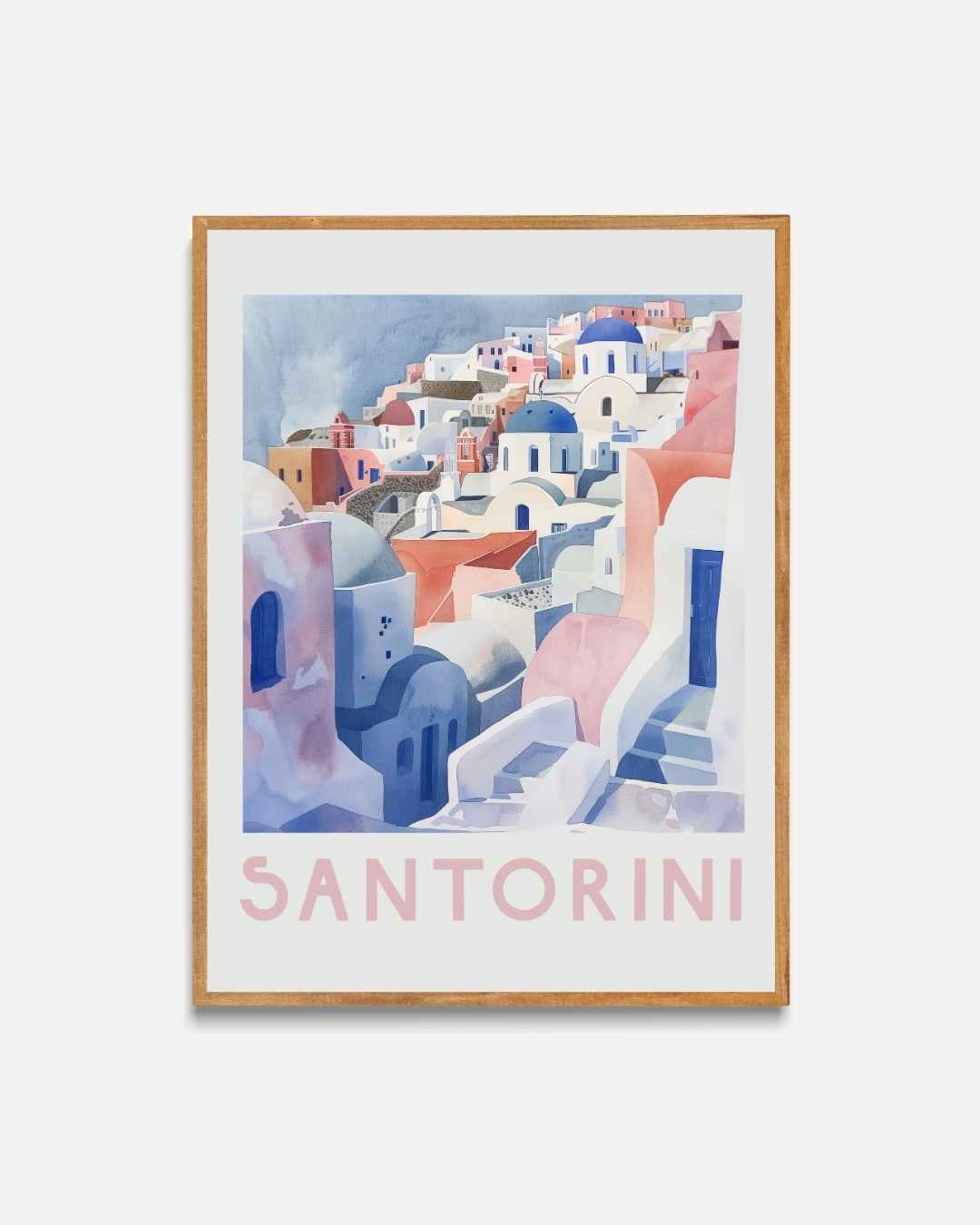 Santorini Dreamscape Poster