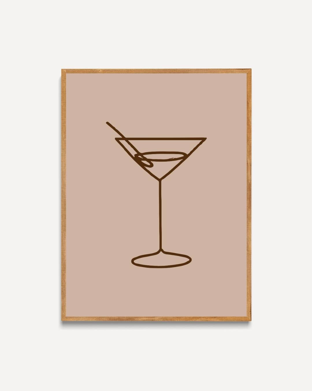 Cocktailglas Poster