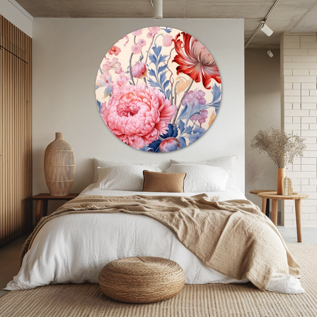 Floral Splendor Wall Circle