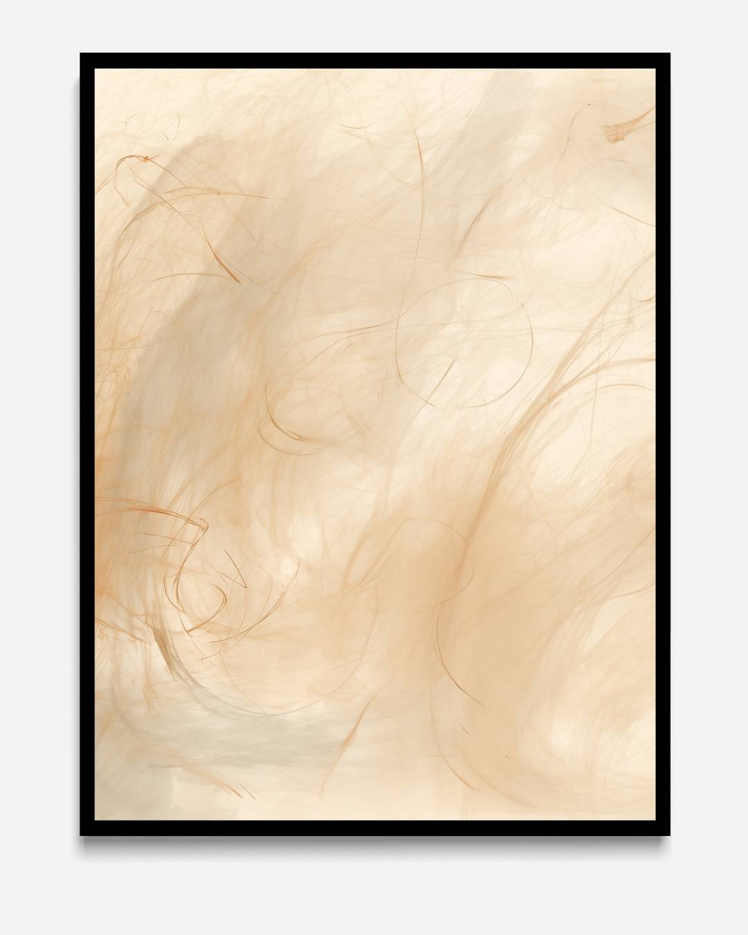 Beweeglijk beige met oranje accenten