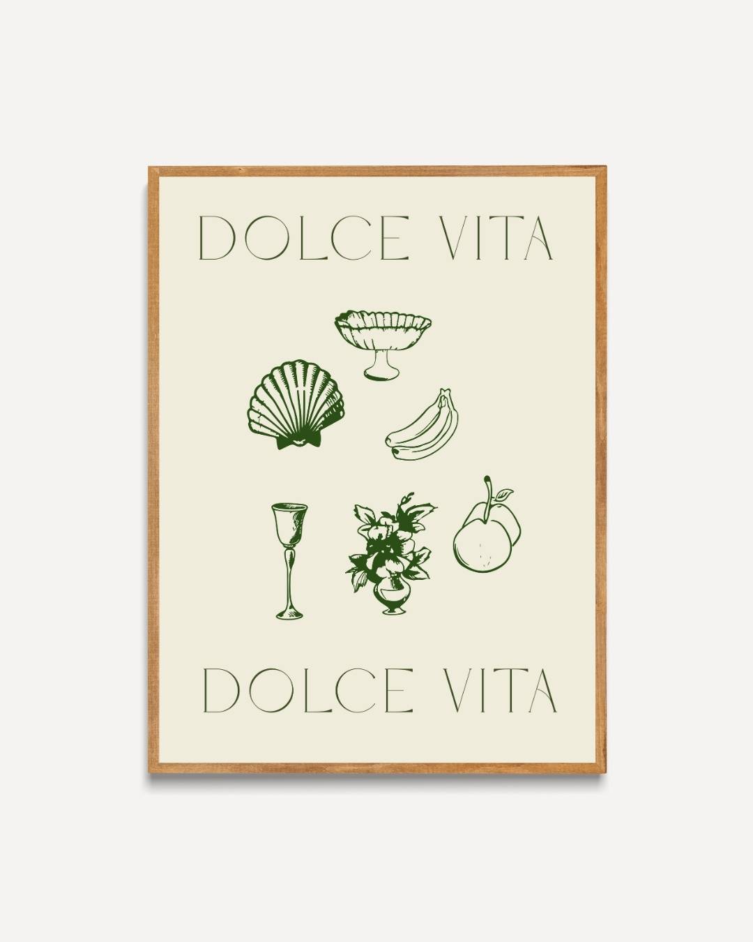 Dolce Vita stilleven Poster