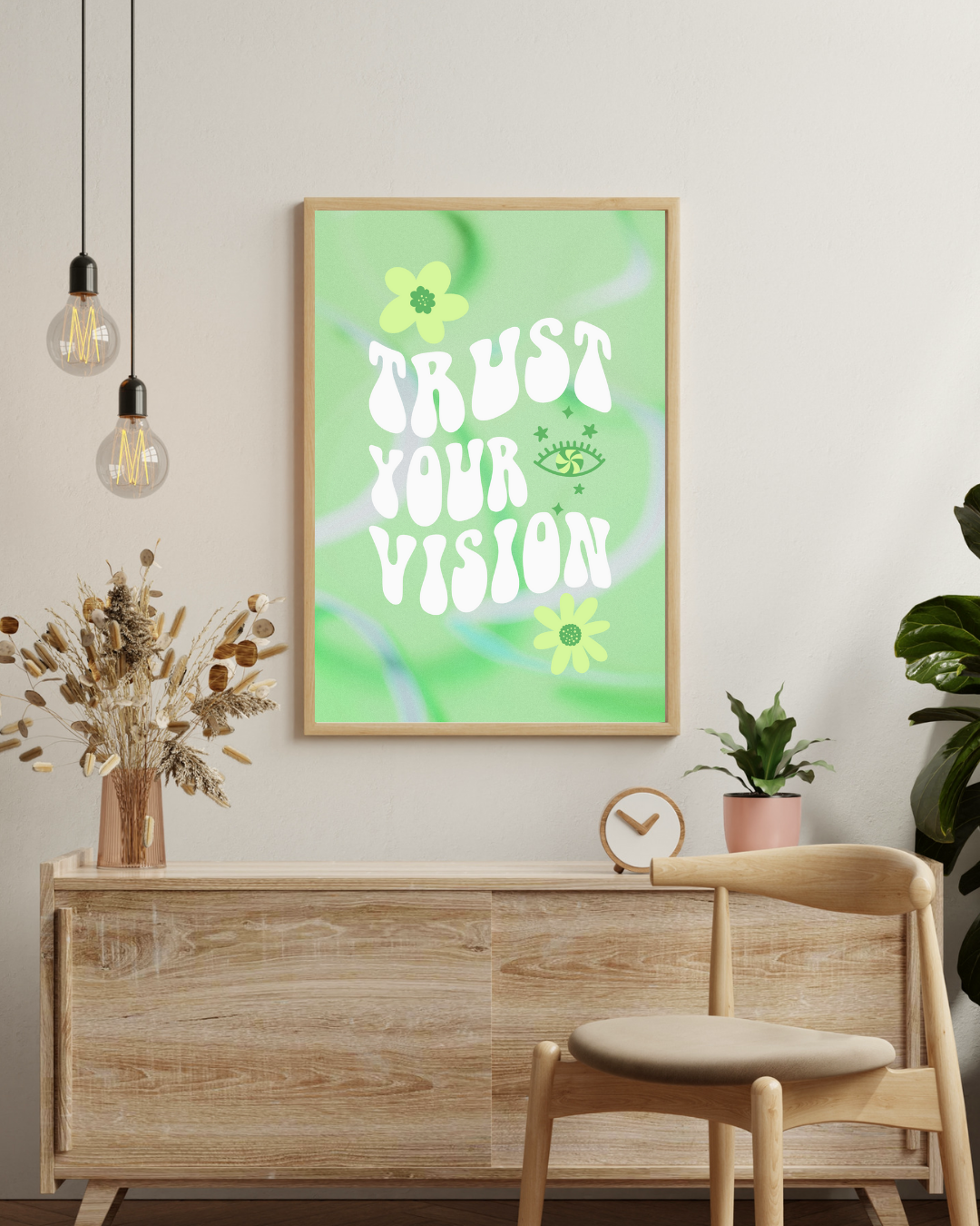 Vertrauen Sie Ihrer Vision Poster