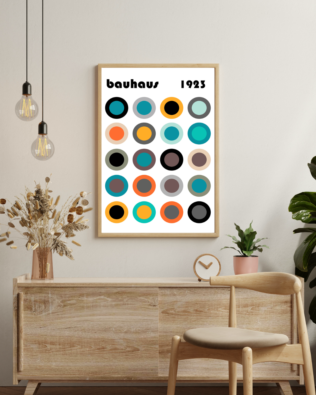 Bauhaus Dots Poster