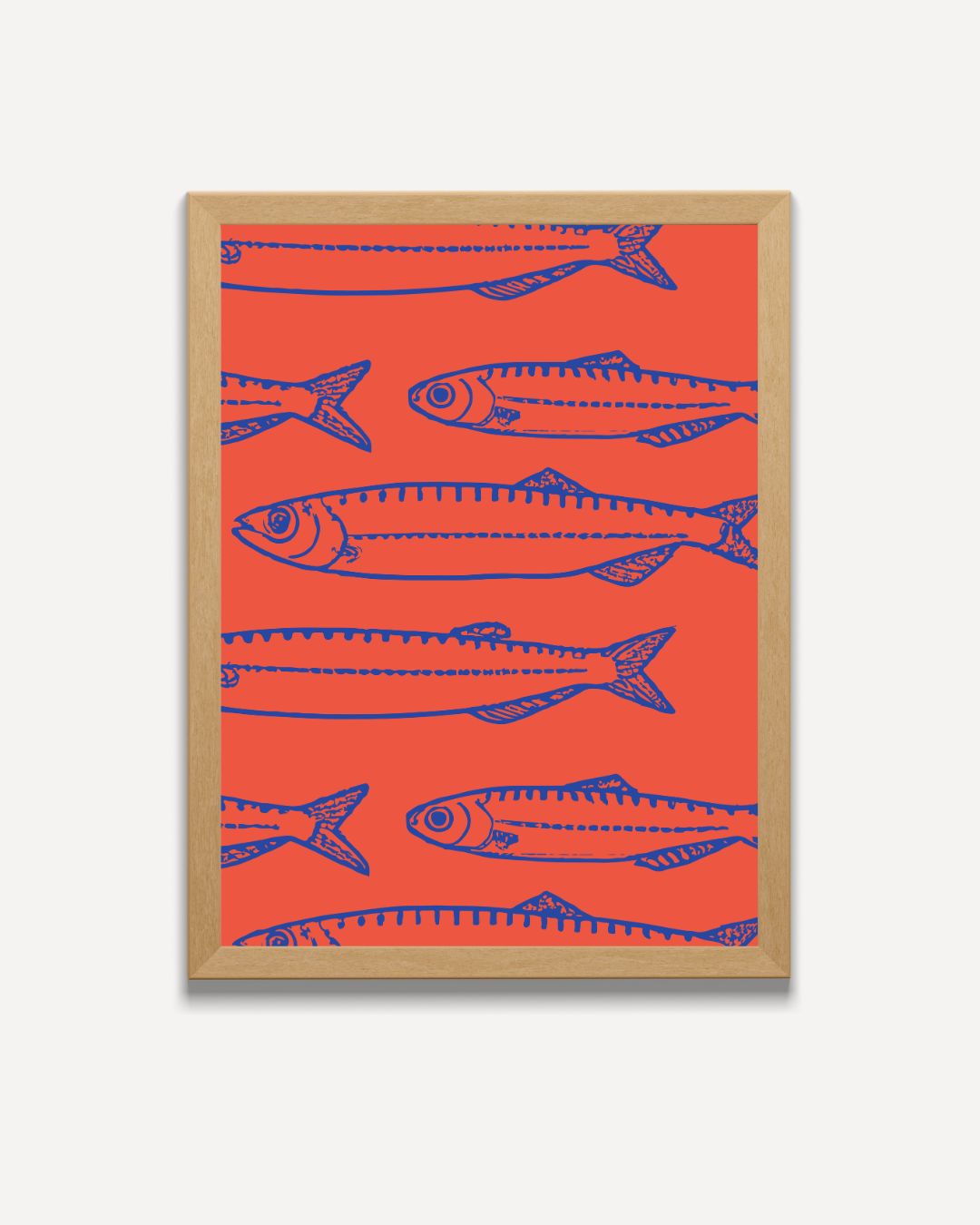 Maritime Fish Illustration Poster