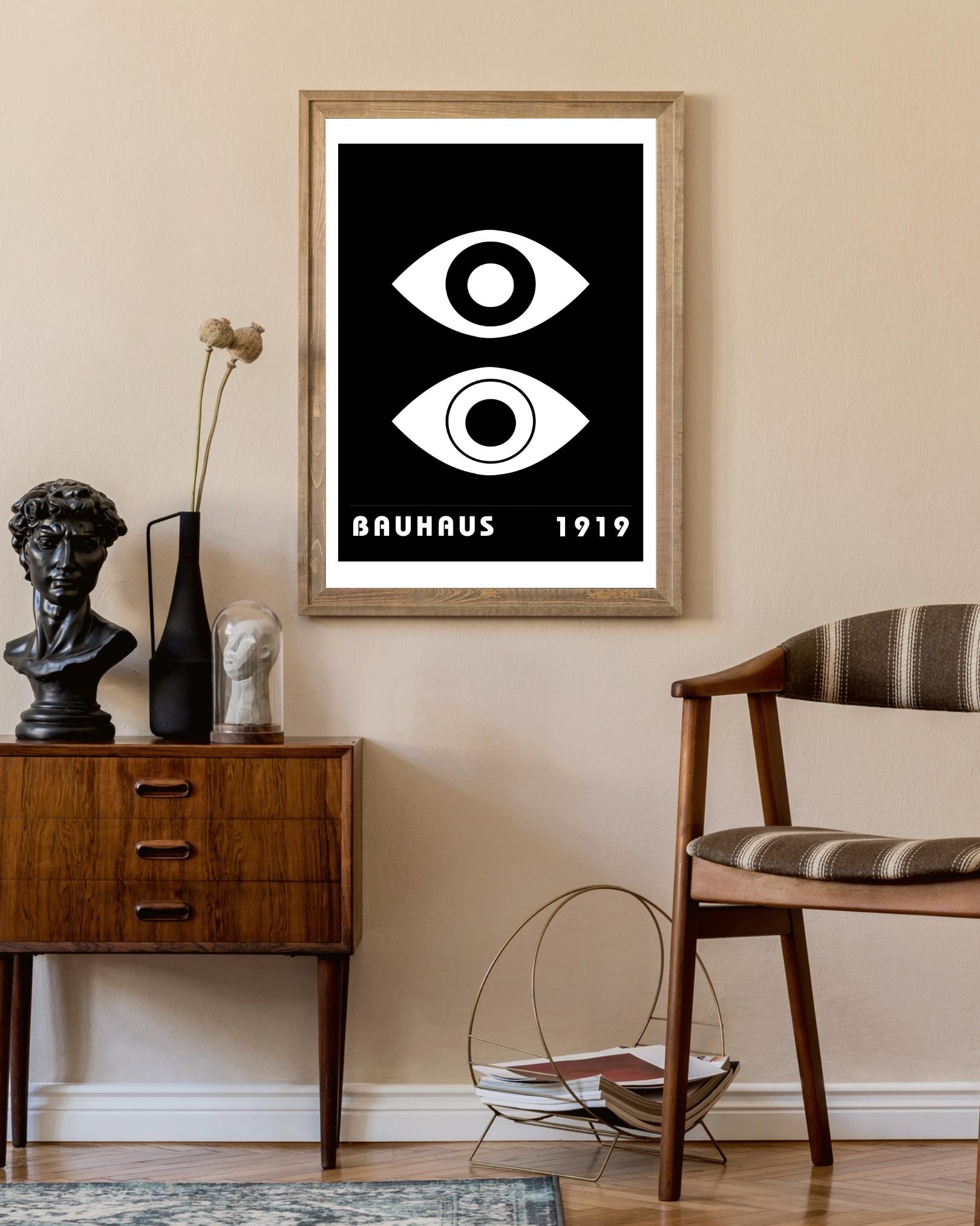 Bauhaus black eye Poster