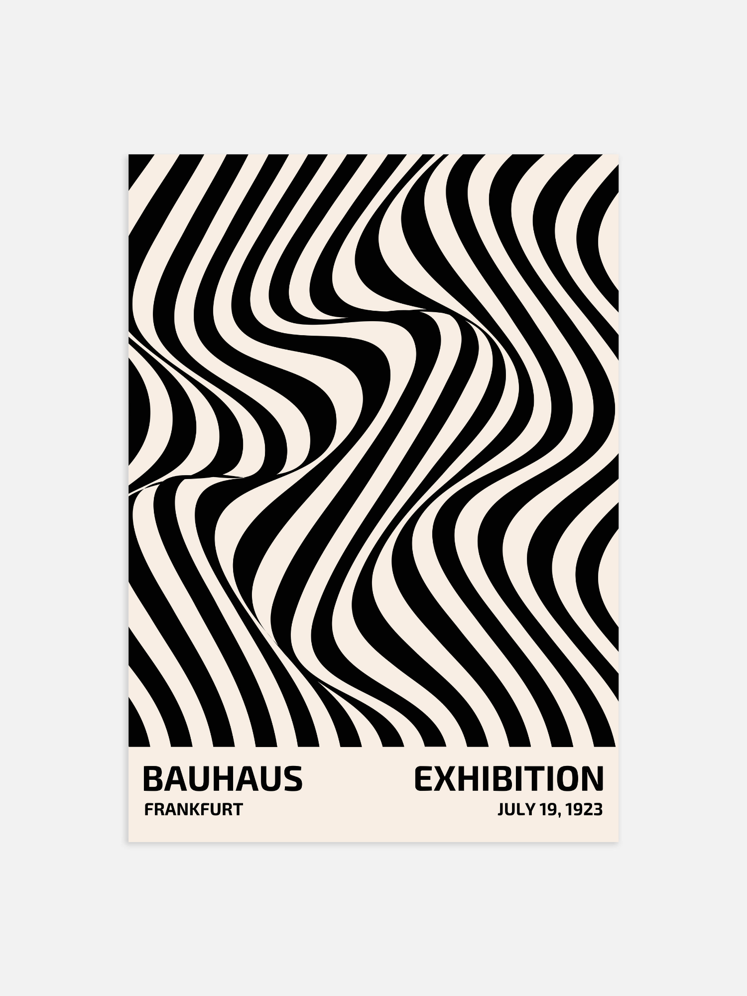 Bauhaus zebra 1923 Poster