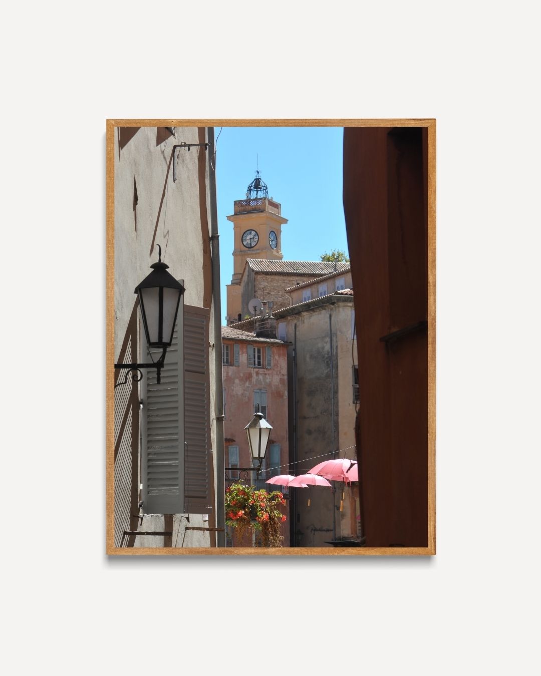 Clock Tower of Saint-Tropez Poster