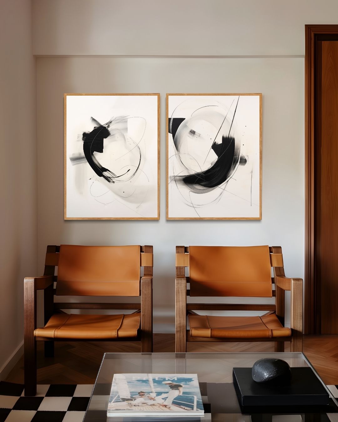 Abstract Shapes Poster Set 