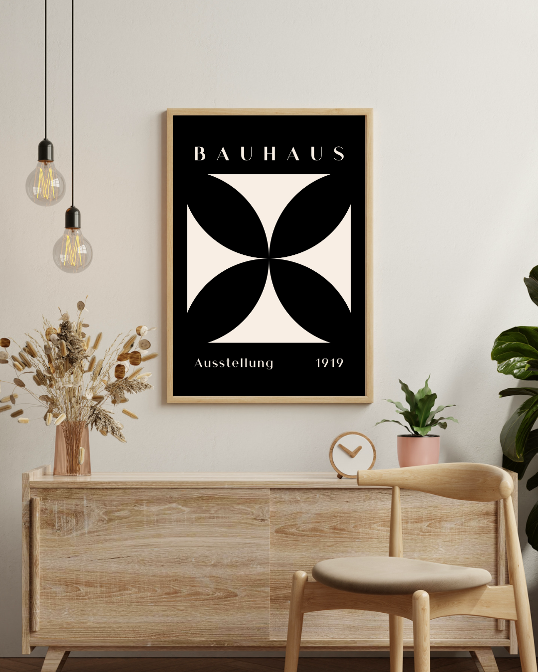 Bauhaus Black 1919 Poster