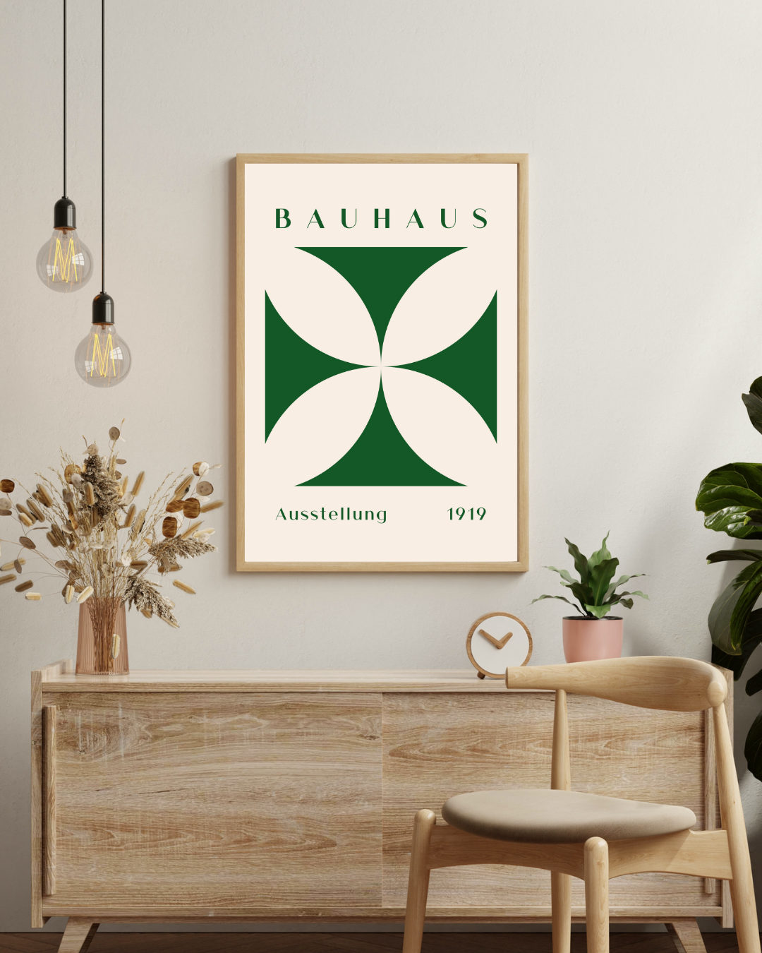 Bauhaus green 1919 Poster