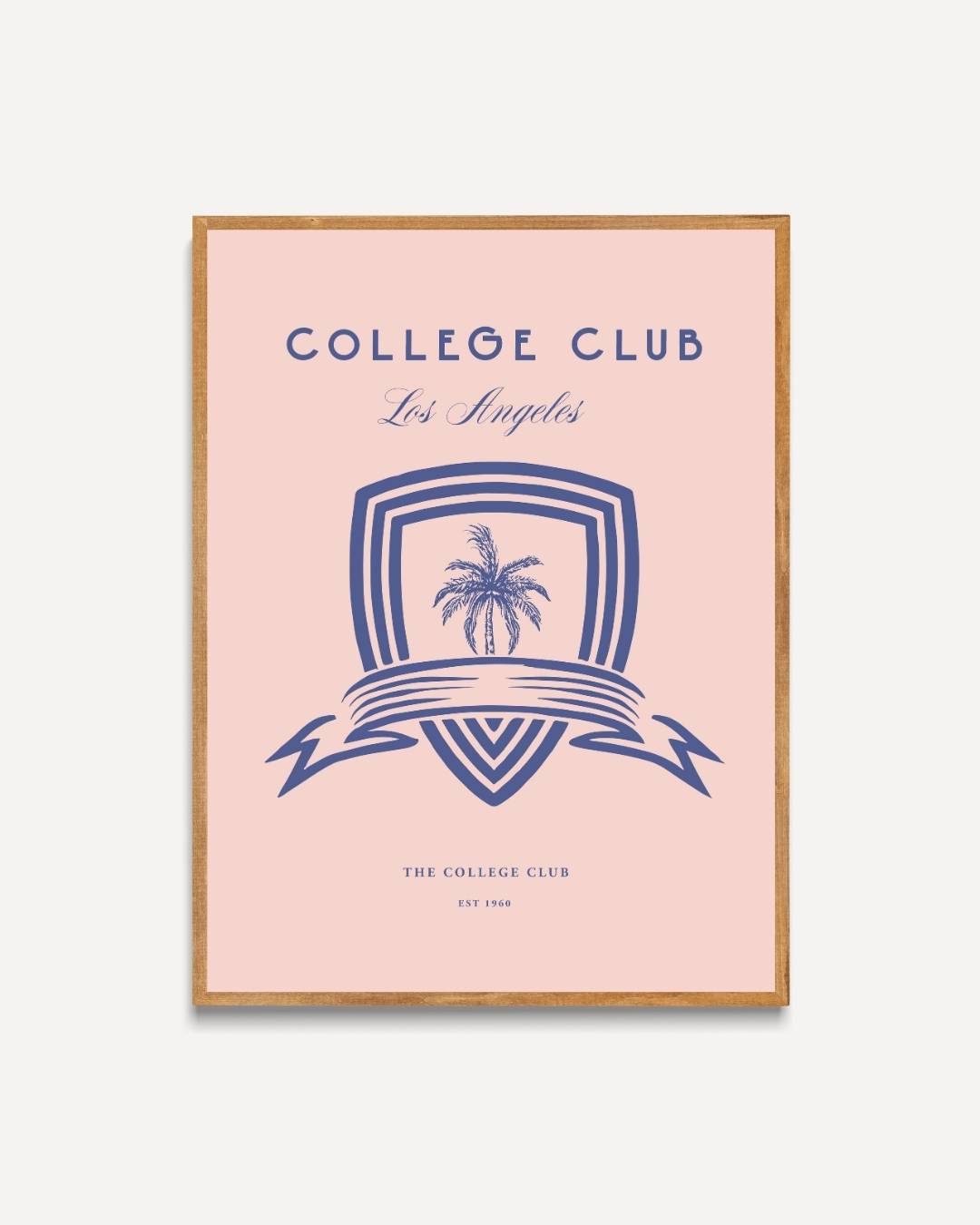 College Club Los Angeles Poster