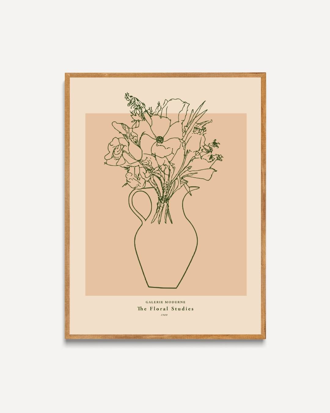 Vintage botanische tekening Poster