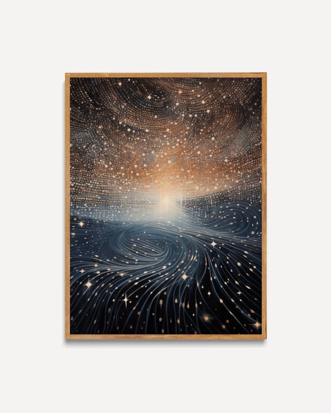 Kosmische lichtstralen Poster