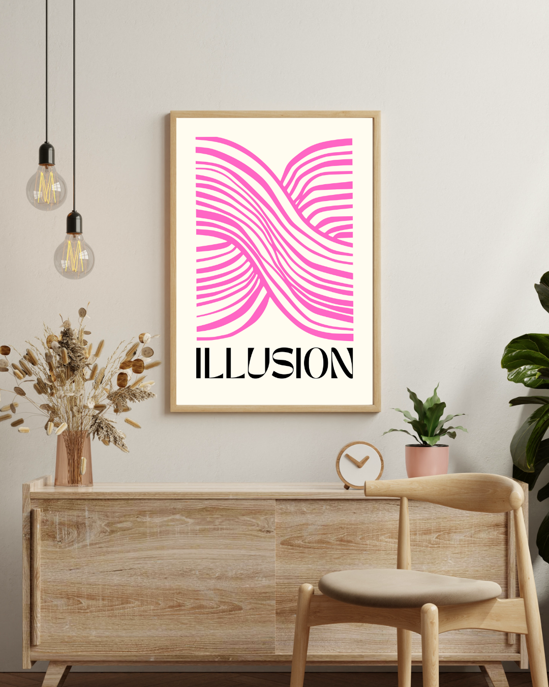 Illusionsplakat