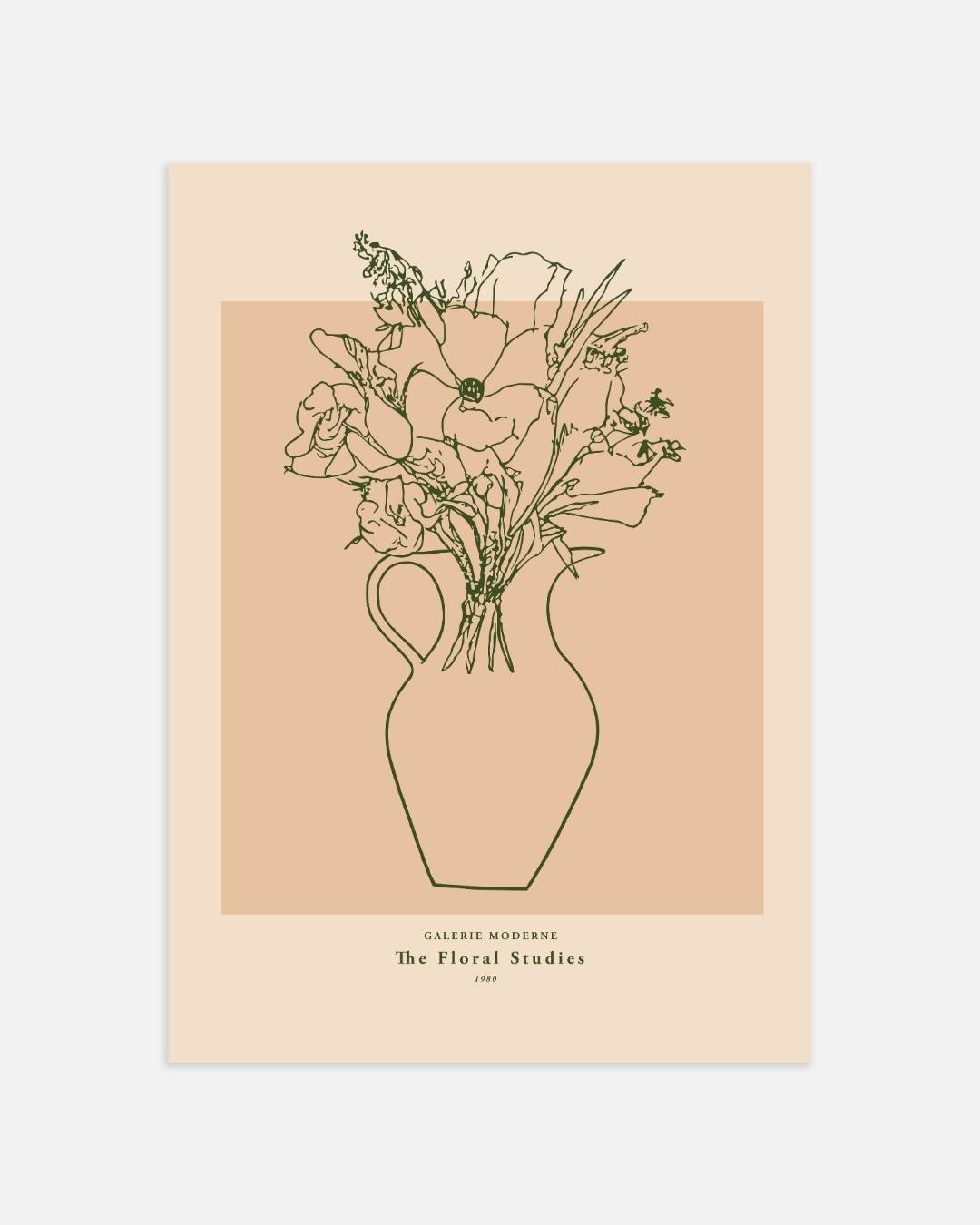 Vintage botanische tekening Poster