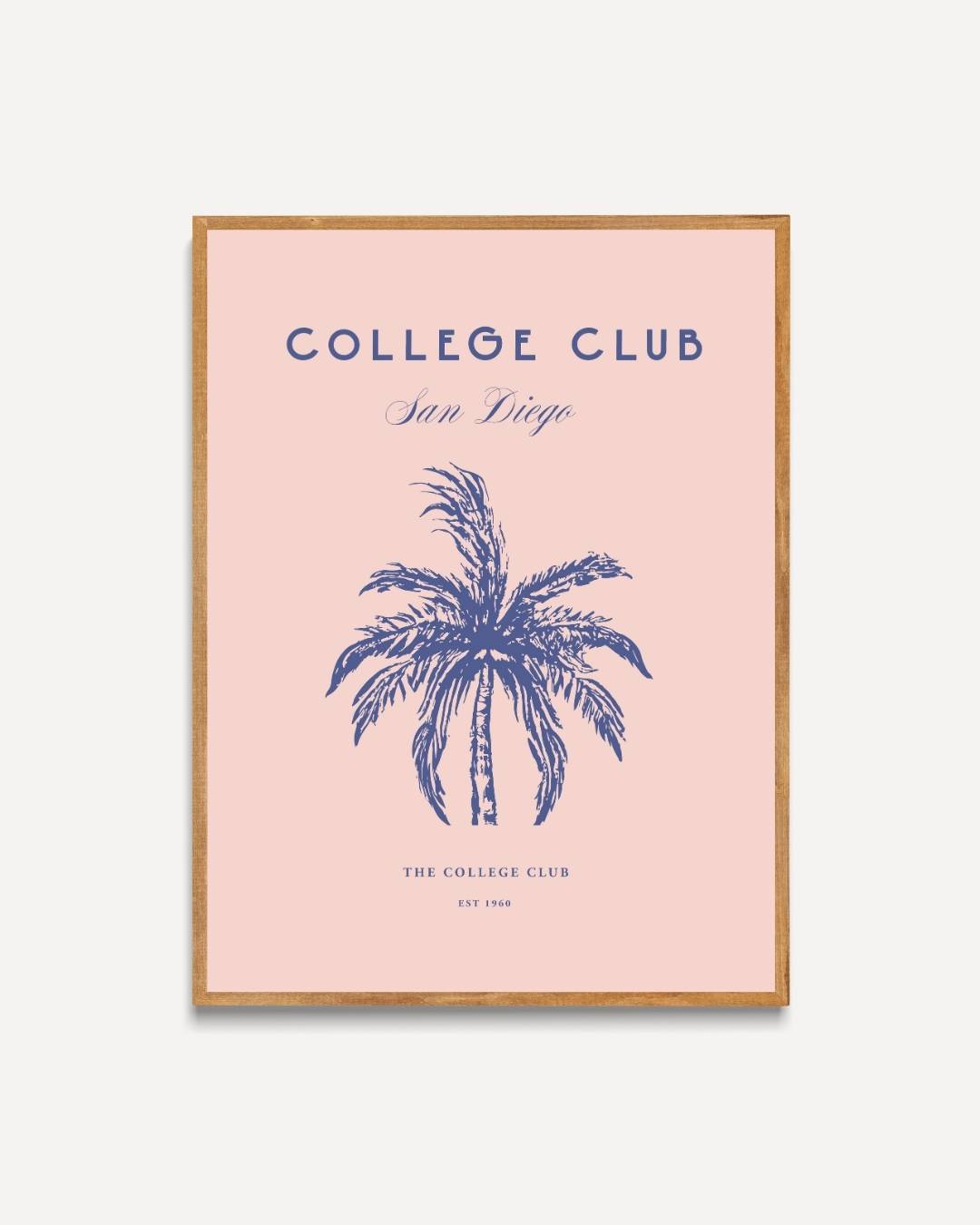 College Club San Diego Poster