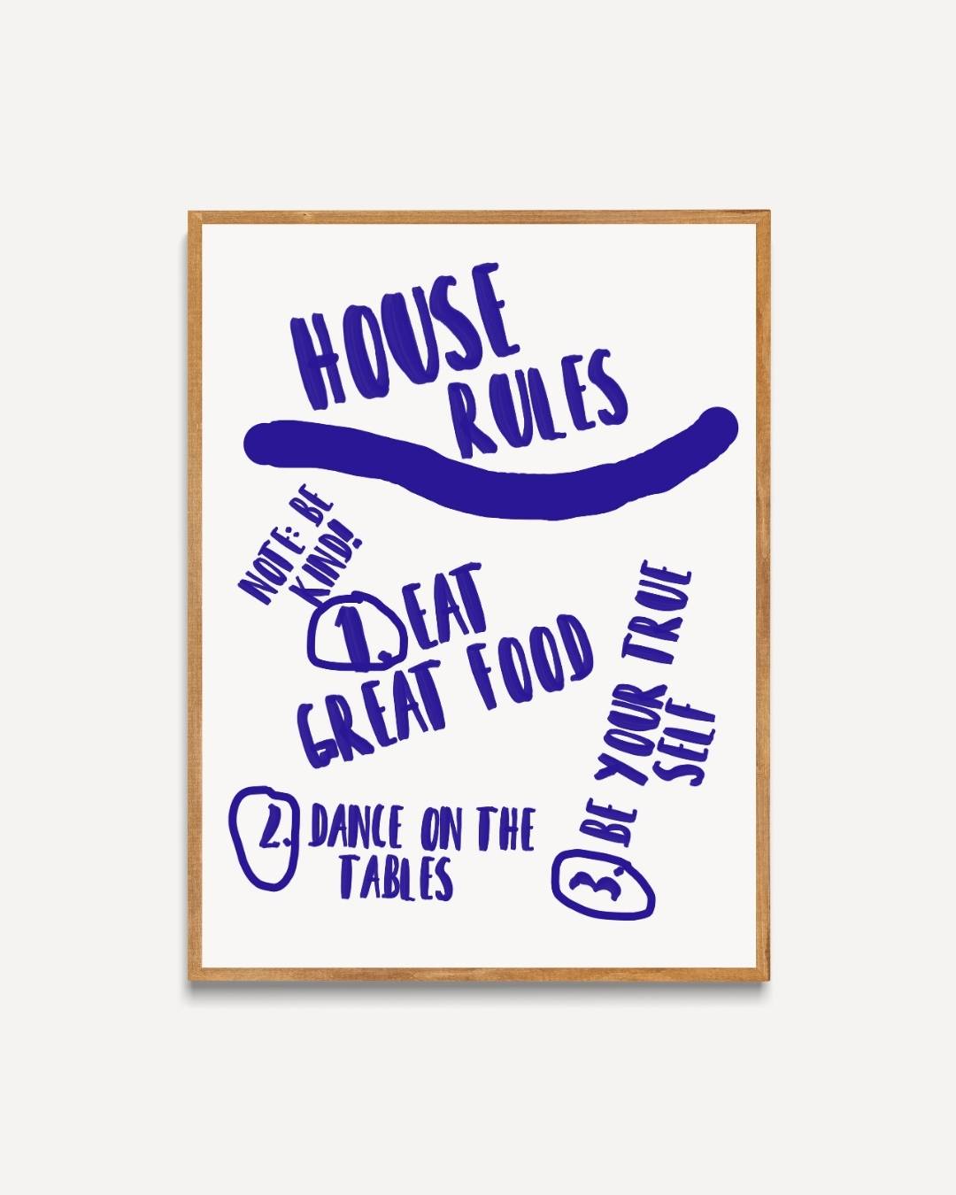 House rules Poster