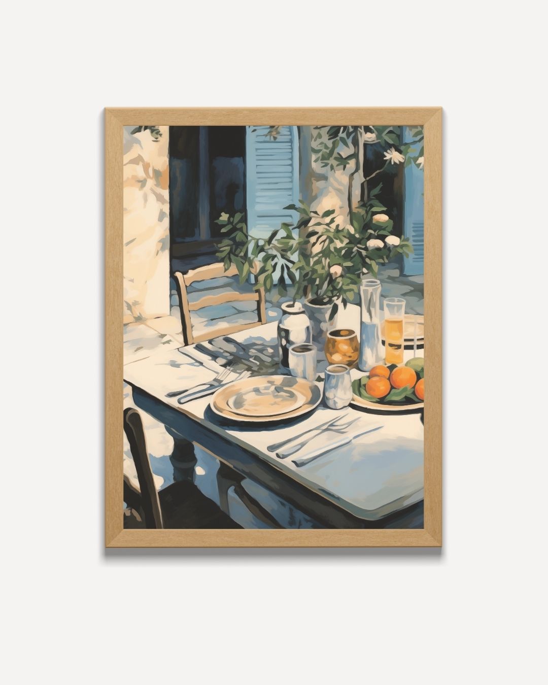 Breakfast In The Summer Poster