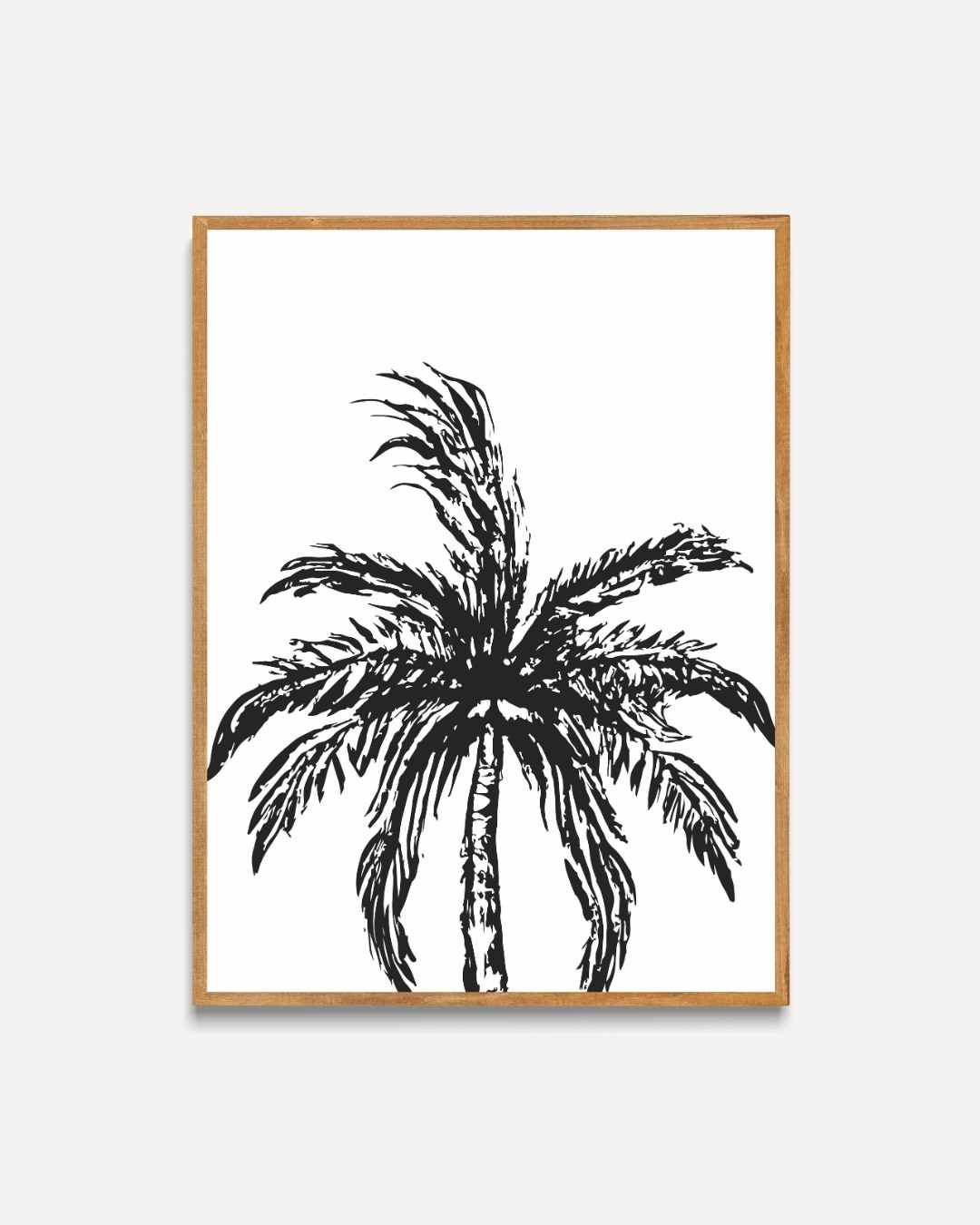 Palm Tree Silhouette Poster