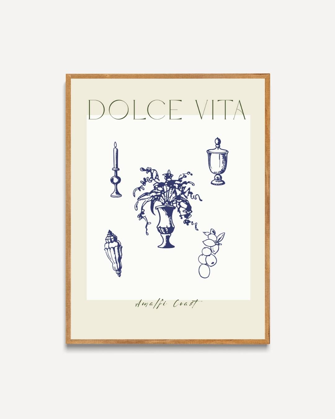 Dolce Vita Amalfi Coast Poster