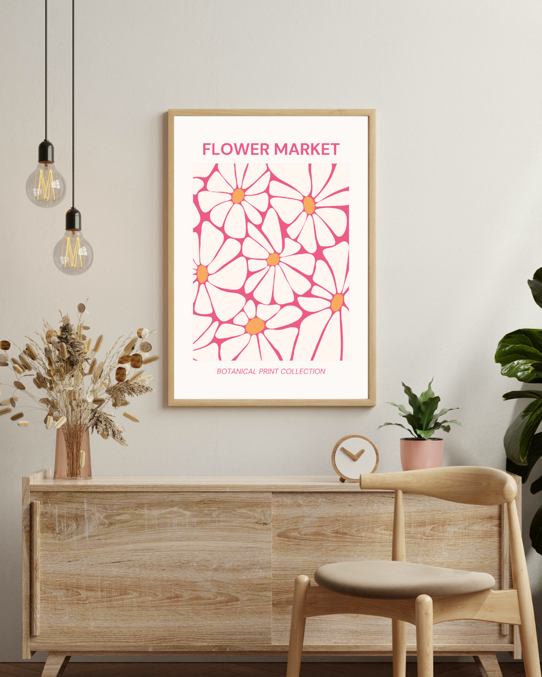 Flower Market Poster