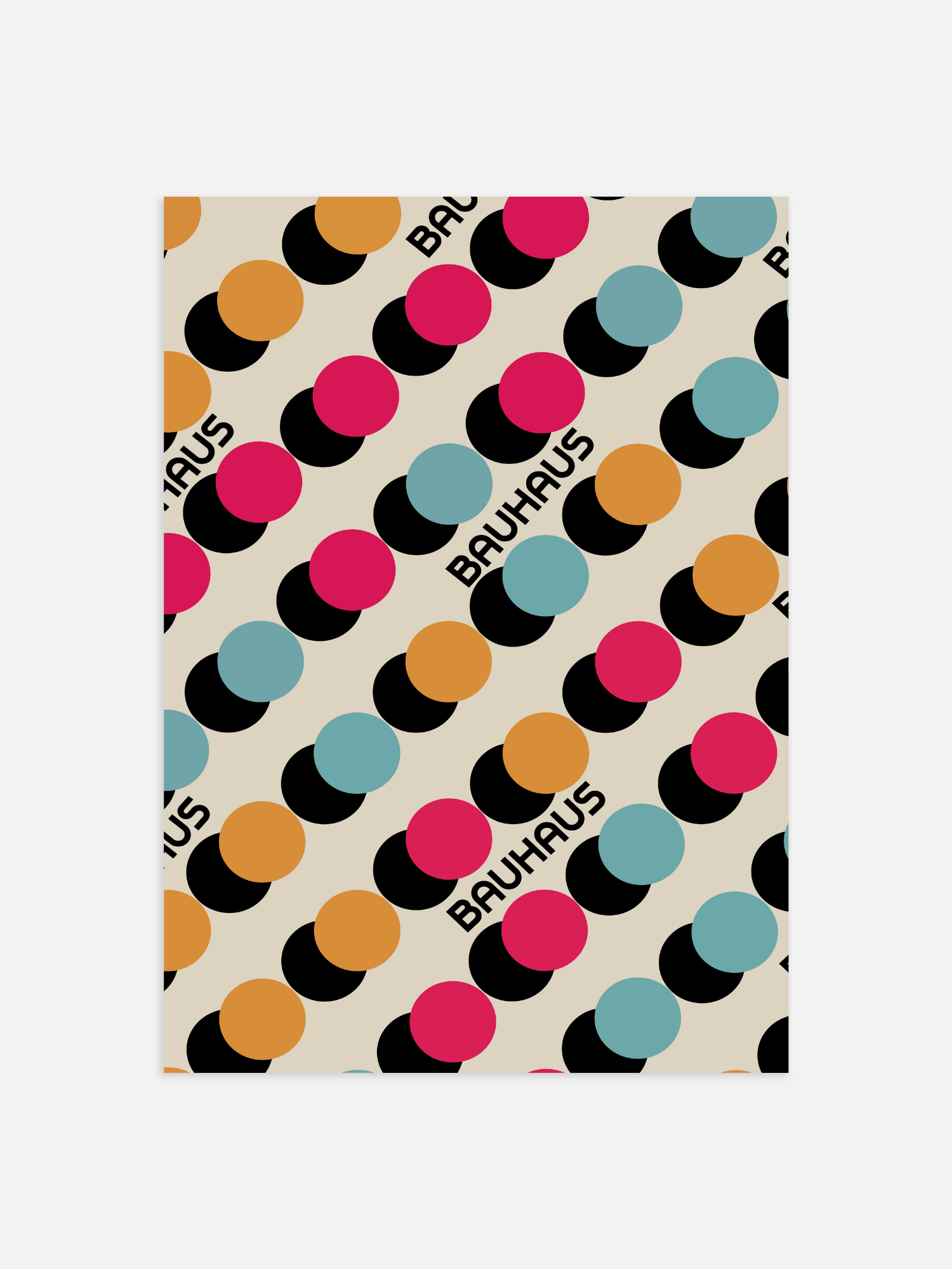 Bauhaus Dots Poster