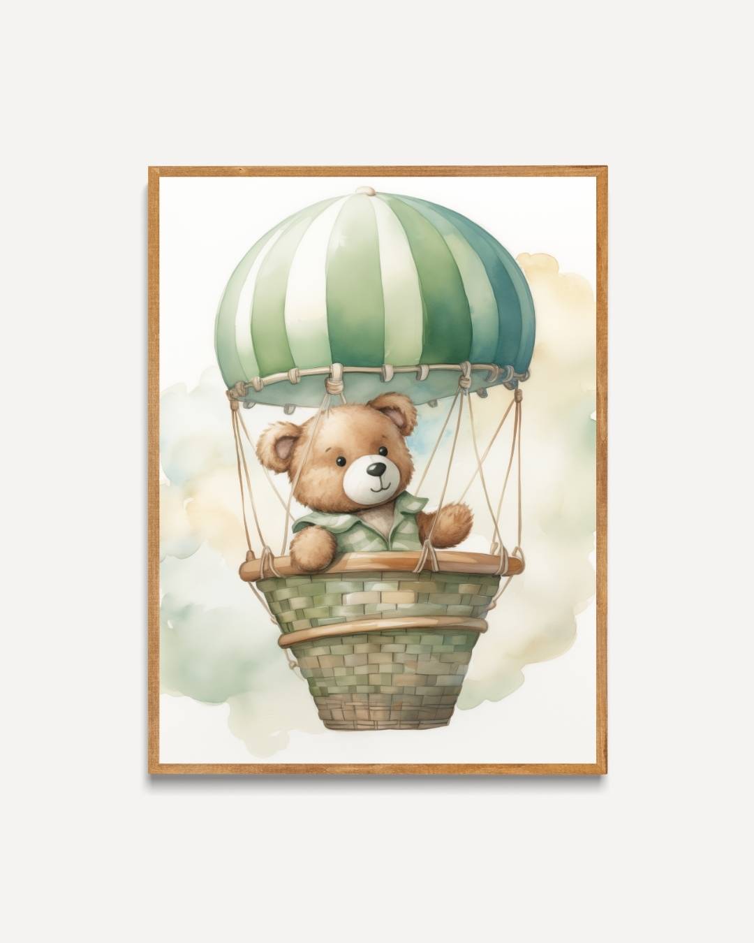 Teddy op luchtavontuur Poster