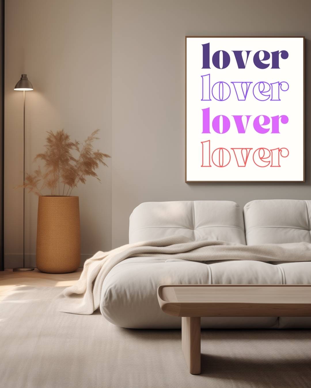 Lover typografie Poster